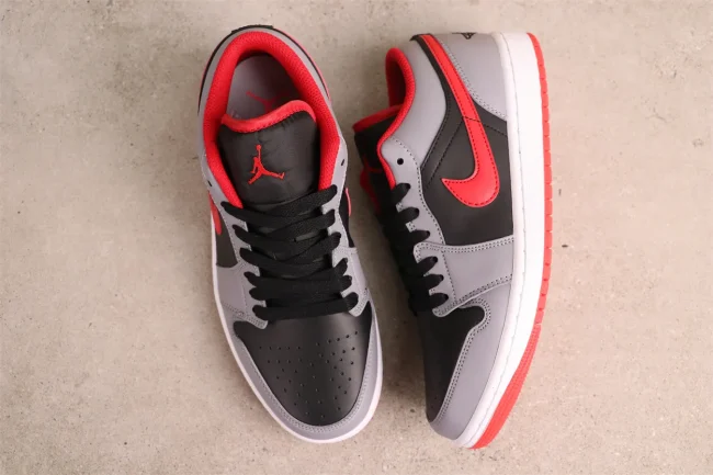 AJ 1 Low Cement Fire Red