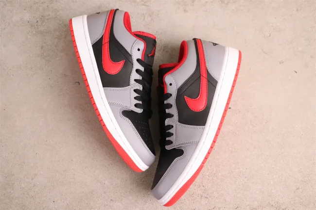 AJ 1 Low Cement Fire Red