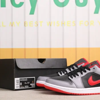 AJ 1 Low Cement Fire Red