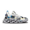 Men's Graffiti Blade Sole Sneakers White / Blue Accent UGNBR 97