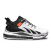 Men's Air Cushion Running Shoes White / Black UGNBR -55