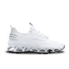 Men's Blade Sole Running Sneakers Triple White UGNBR 114