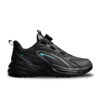 Men's Rotary Dial Chunky Sneakers Black / Cyan Blue UGNBR-67