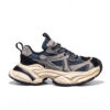 Men's Chunky Platform Sneakers Grey Navy Blue & Black UGNBR-71