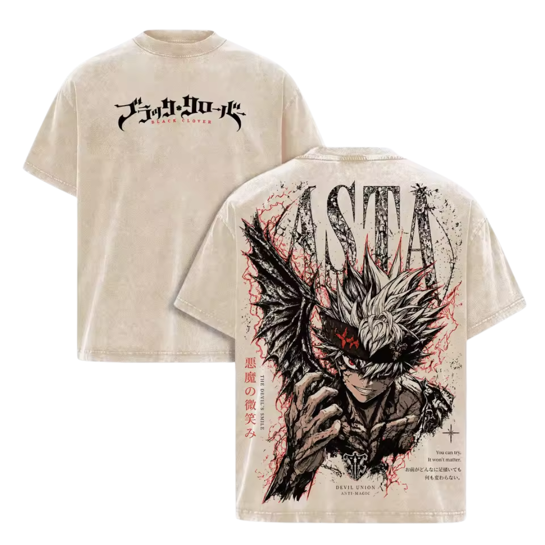 Asta Black Clover Anime T Shirt UG0345