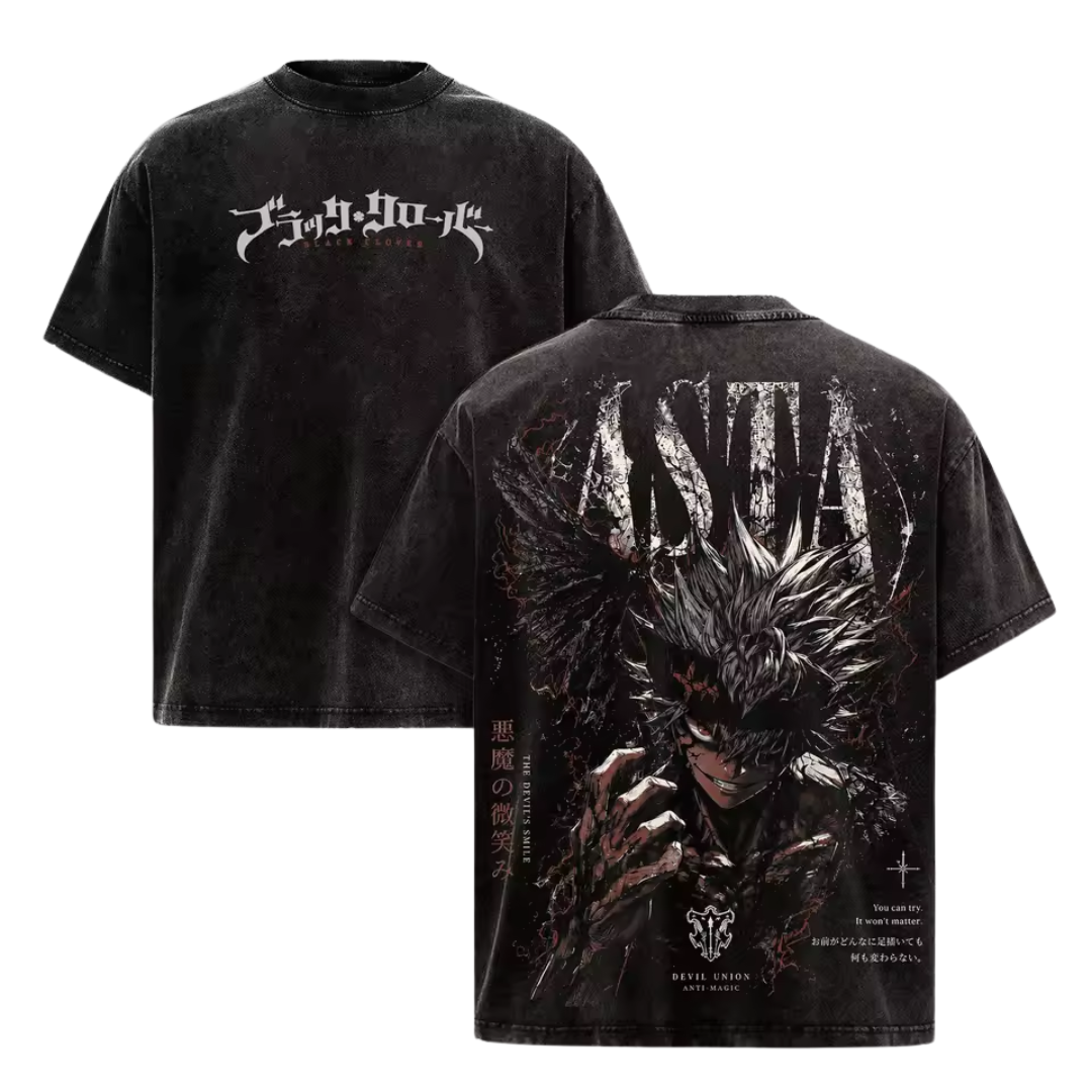 Asta Black Clover Anime T Shirt UG0347