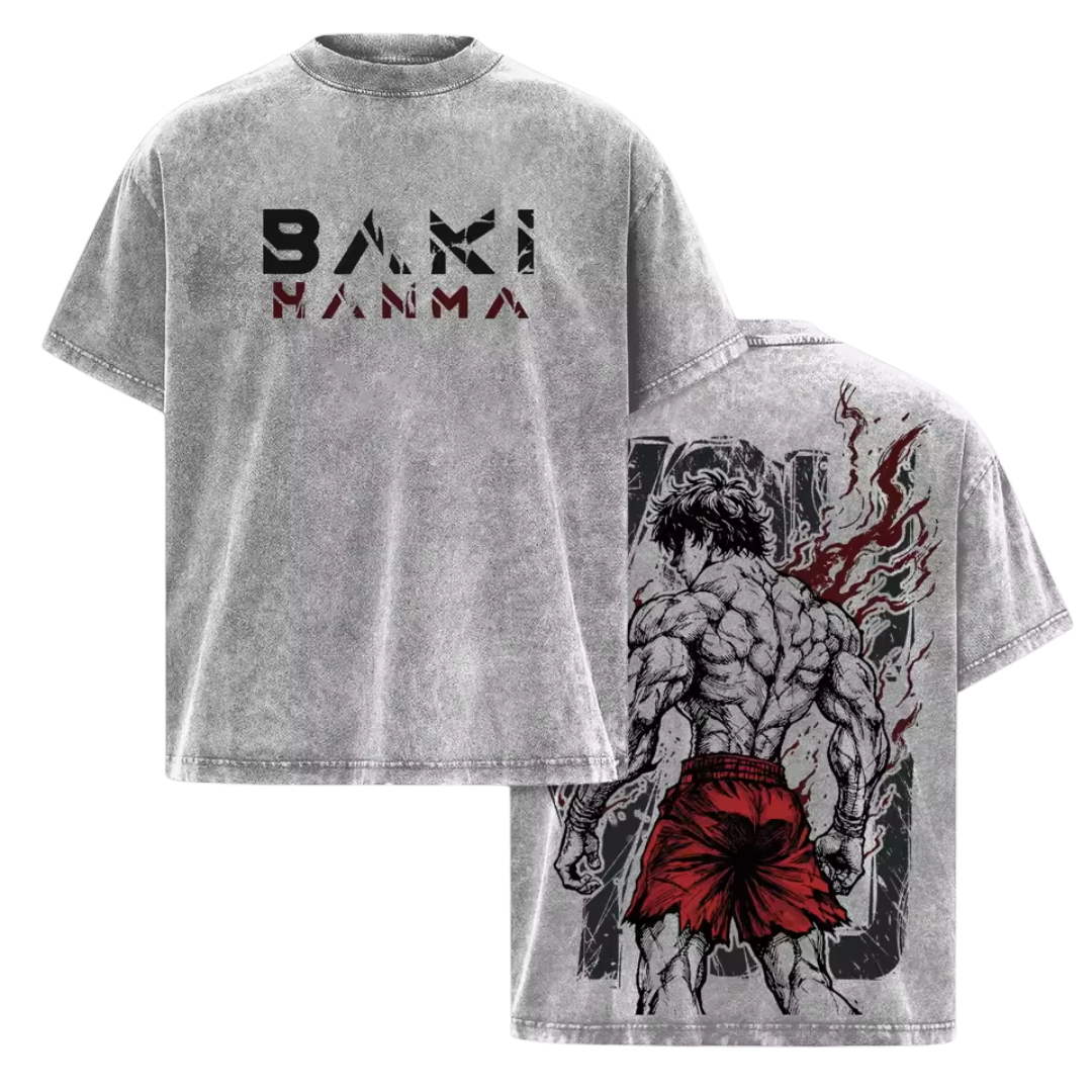 Baki Anime T Shirt With Manga Printed UG0214