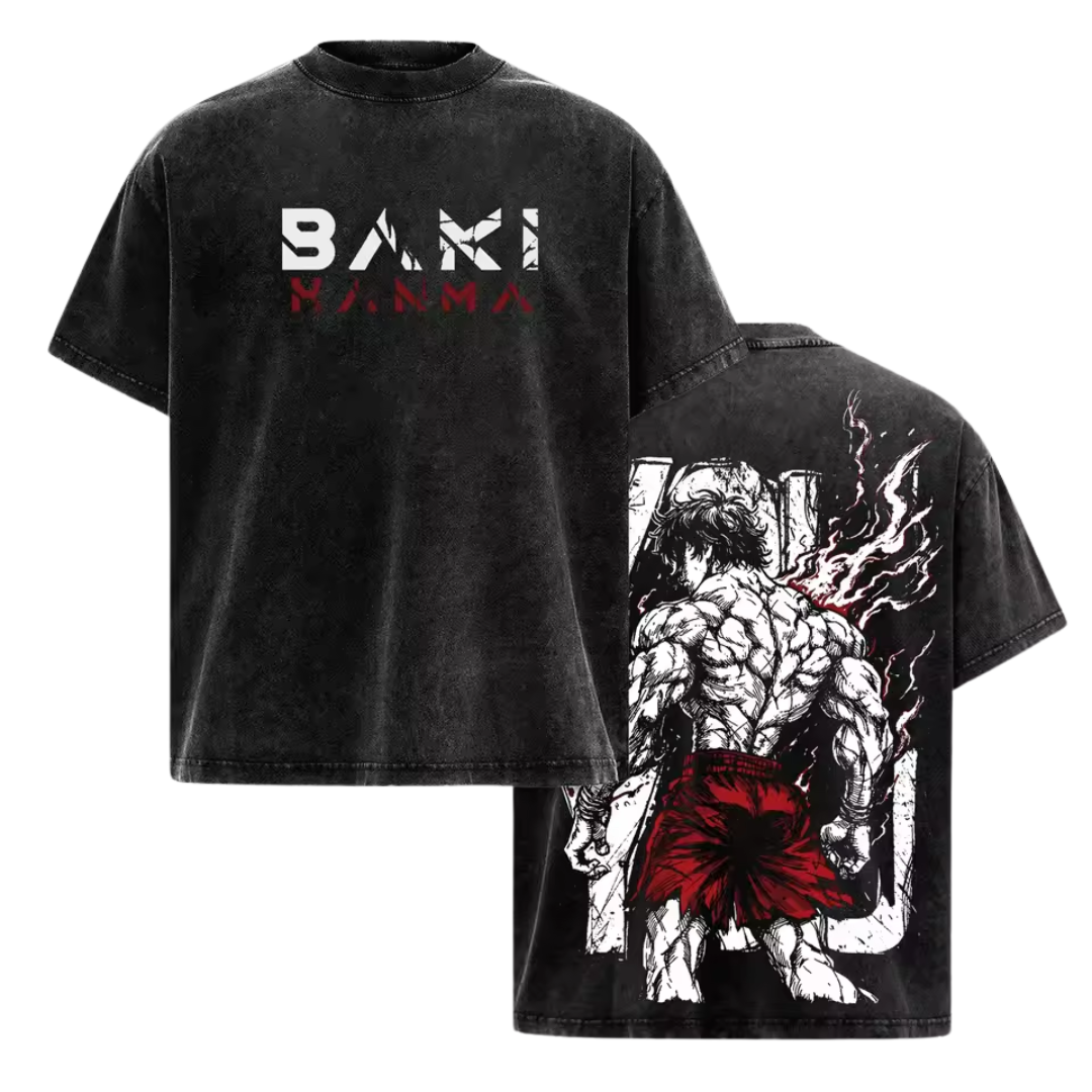 Baki Anime T Shirt With Manga Printed UG0215