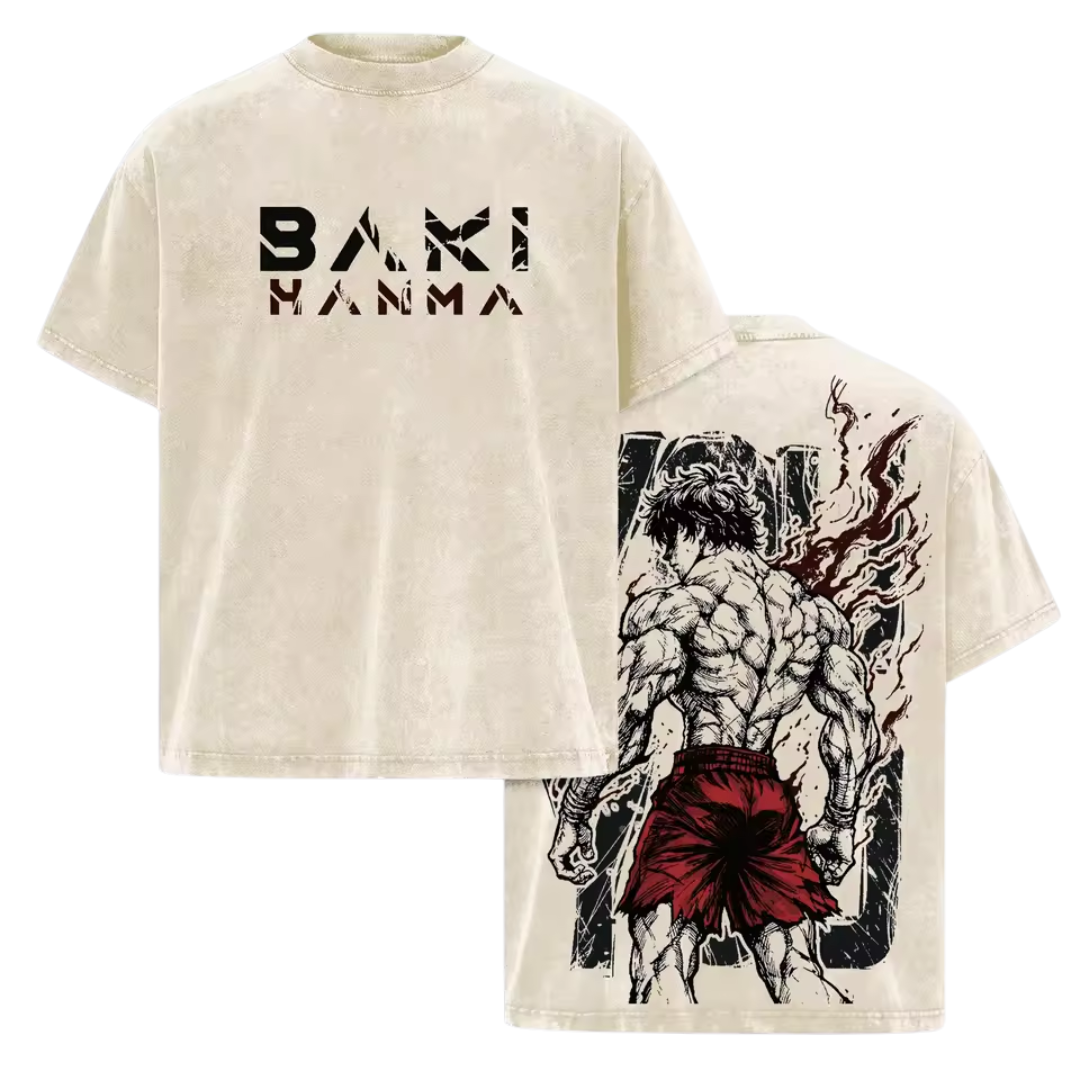 Baki Anime T Shirt With Manga Printed UG0216
