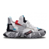 Chunky Sneakers White Grey Blue Red