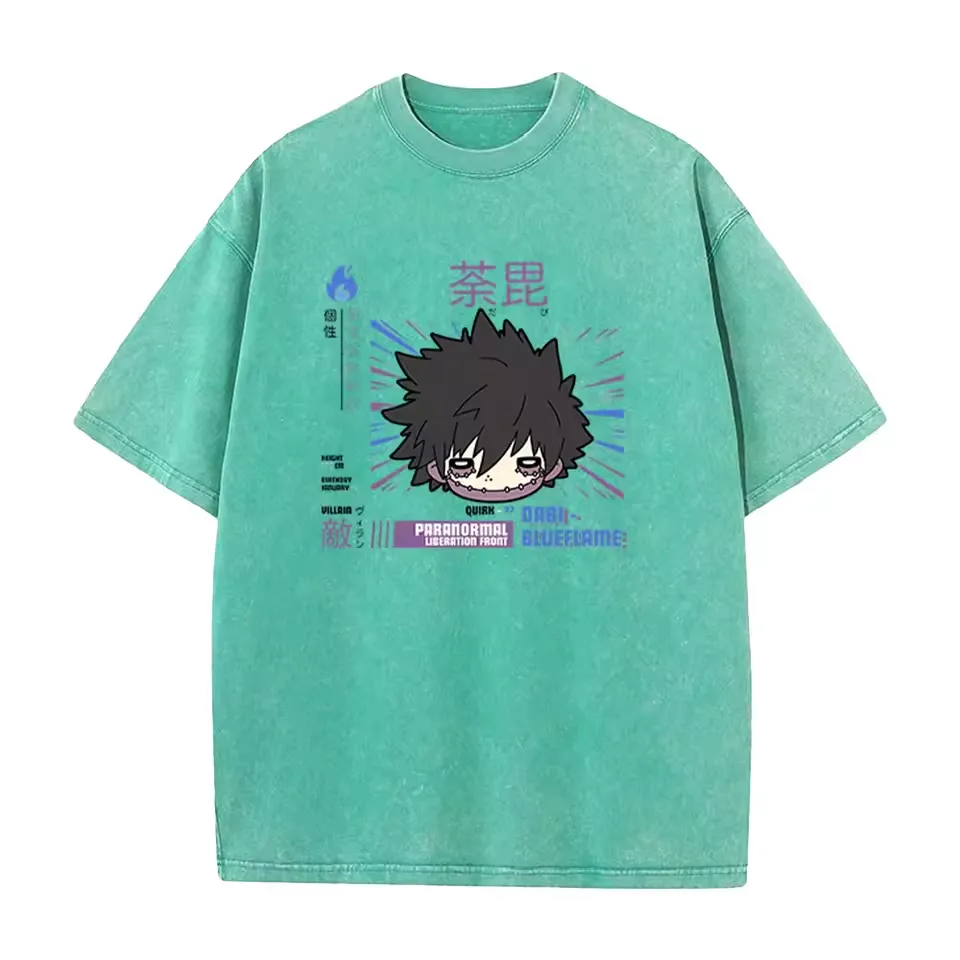 Japan Anime My Hero Academia Dabi Cool Graphic Printed T Shirt UG0331