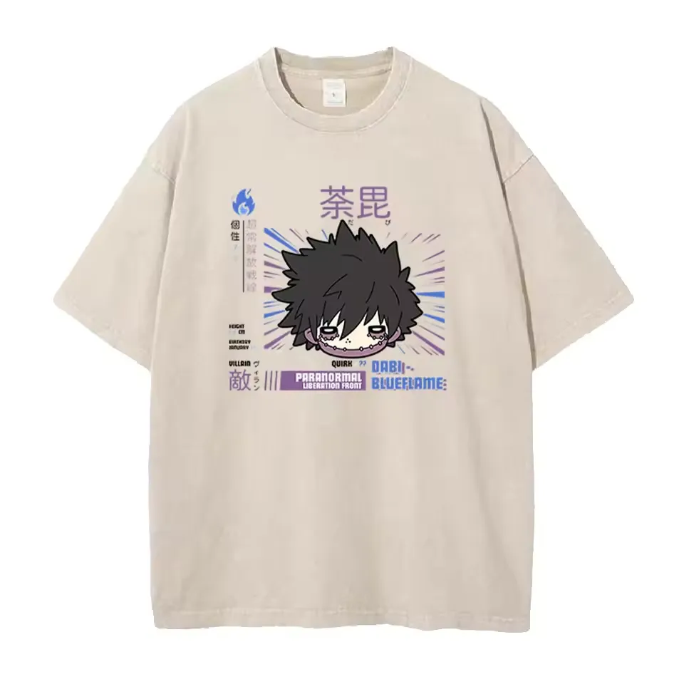 Japan Anime My Hero Academia Dabi Cool Graphic Printed T Shirt UG0334