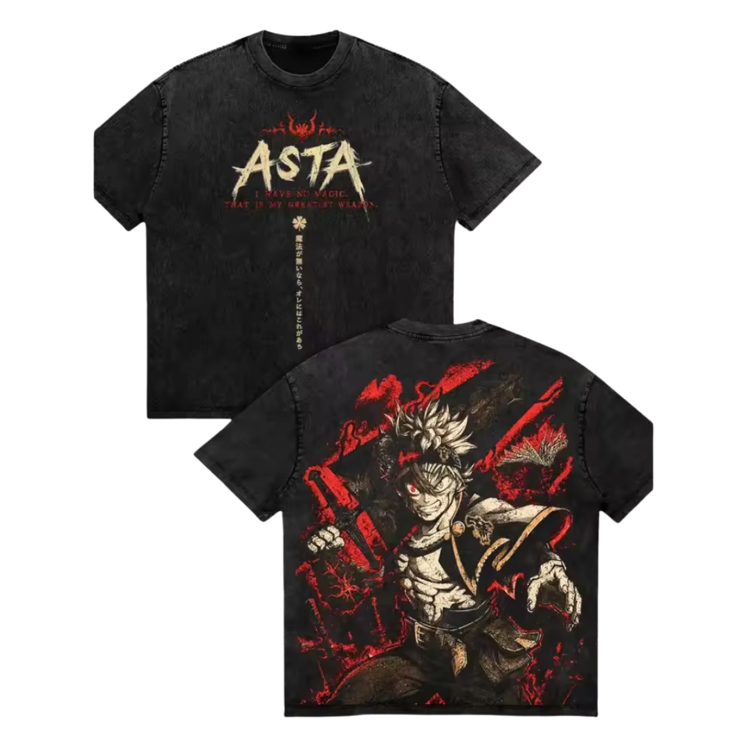 Manga Black Clover Asta T Shirt UG0223